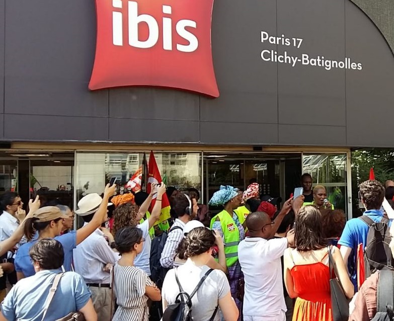 Les petites mains de l’hôtel Ibis Batignolles en grève