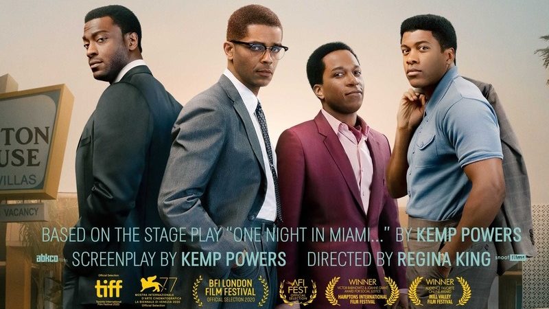 One Night in Miami réalisé par Regina King sur Amazon Prime vidéo